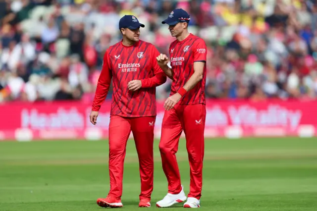 Liam Livingstone and Jimmy Anderson discuss tactics