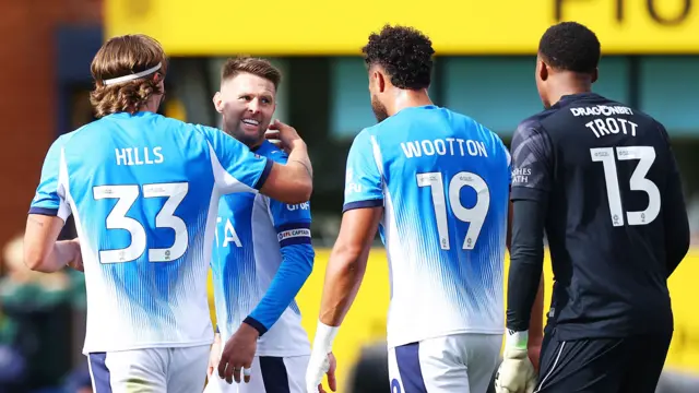 Oli Norwood after scoring against Cardiff