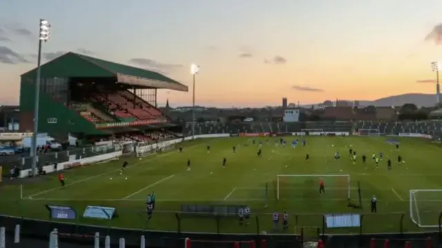 Glentoran's Oval ground