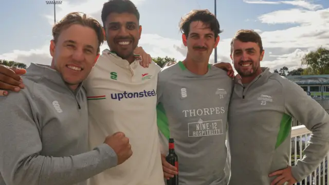 Logan Van Beek, Rishi Patel, Chris Wright and Lewis Hill
