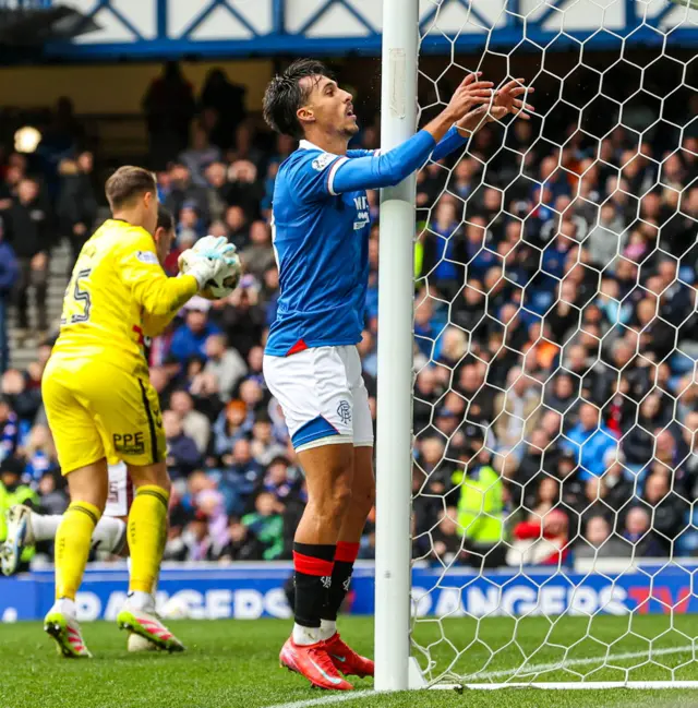 Rangers striker Bojan Miovski