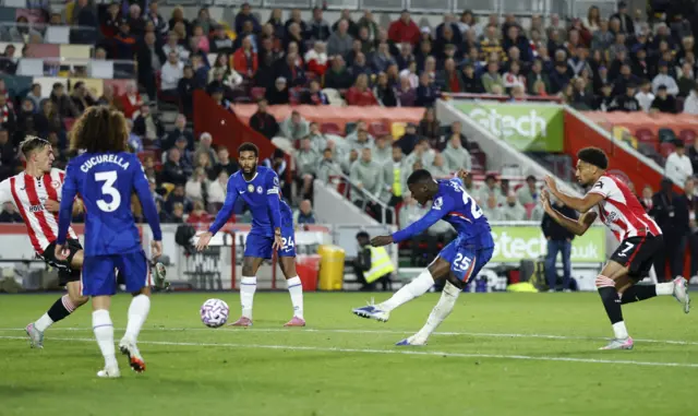 Chelsea's Moises Caicedo scores their second goa