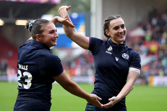 Evie Wills and Francesca McGhie