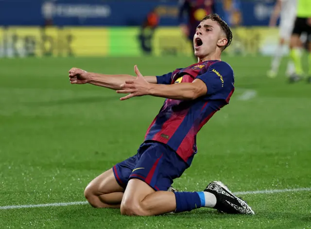 Fermin Lopez celebrates