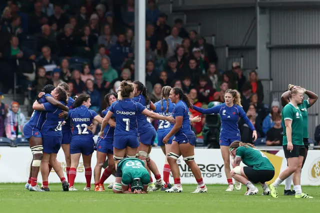 Ireland players dejected