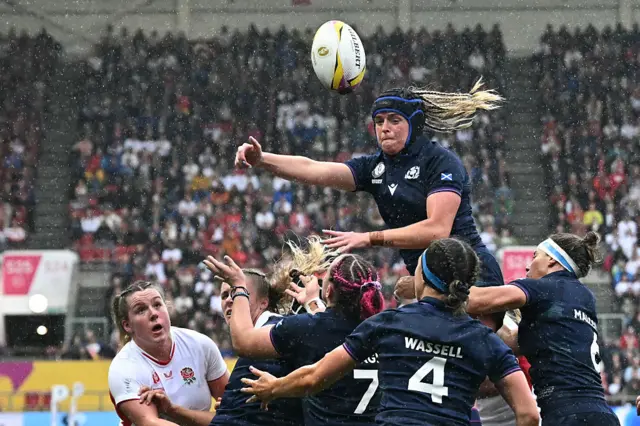 Scotland line-out