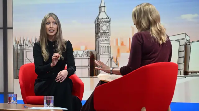 Laura Trott and Laura Kuenssberg.