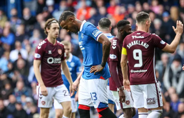Rangers' Derek Cornelius is left disappointed