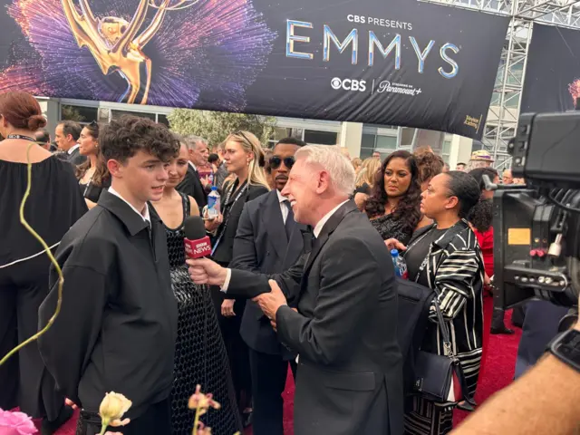 Adolescence star Owen Cooper talks with the BBC