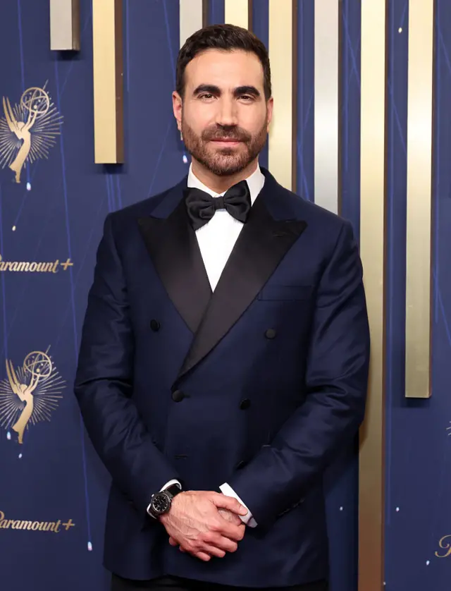 Brett Goldstein attends the 77th Primetime Emmy Awards at Peacock Theater on September 14, 2025 in Los Angeles, California. (Photo by J