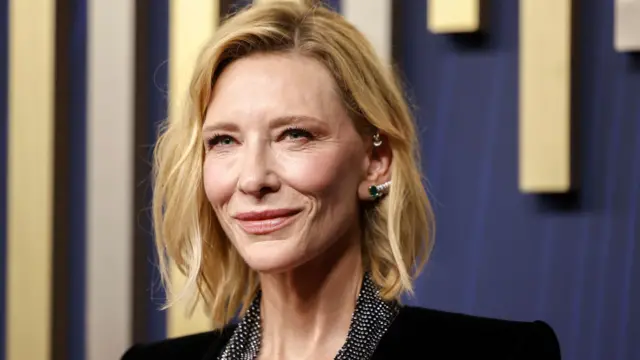 Oscar winning Australian actress Cate Blanchett has arrived