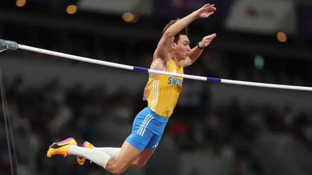Sweden's Armand Duplantis