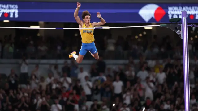 Sweden's Armand Duplantis