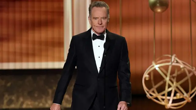 Bryan Cranston speaks onstage during the 77th Primetime Emmy Awards at Peacock Theater on September 14, 2025 in Los Angeles