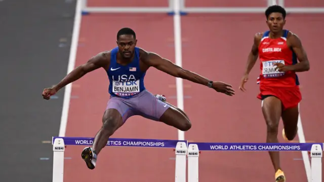 Rai Benjamin of the U.S