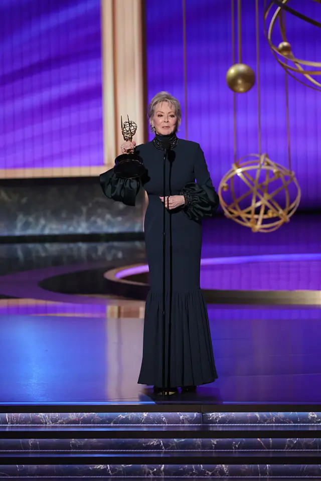 Jean Smart accepts the Outstanding Lead Actress in a Comedy Series award for "Hacks" onstage