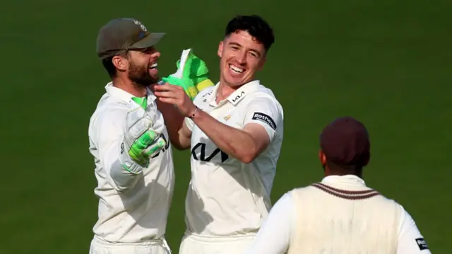 Ben Foakes and Matt Fisher