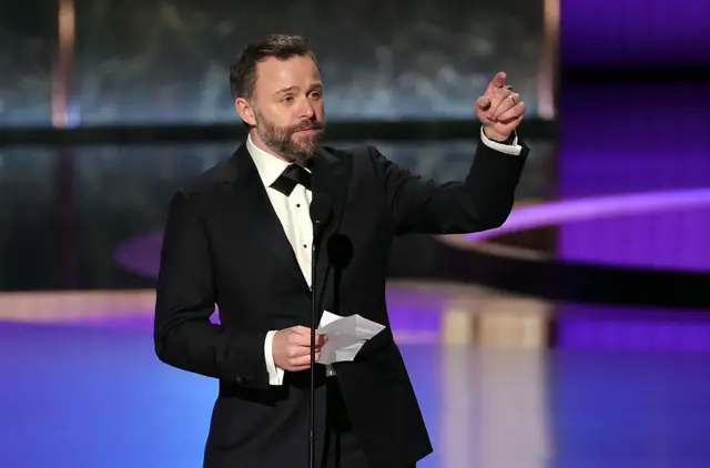 Philip Barantini accepts the Outstanding Directing for a Limited or Anthology Series or Movie award for "Adolescence" onstage during the 77th Primetime Emmy Awards at Peacock Theater on September 14, 2025 in Los Angeles, California.