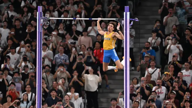 Sweden's Armand Duplantis