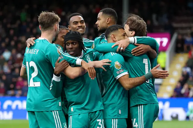 Liverpool players celebrate