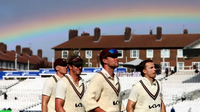 Rainbow at The Oval