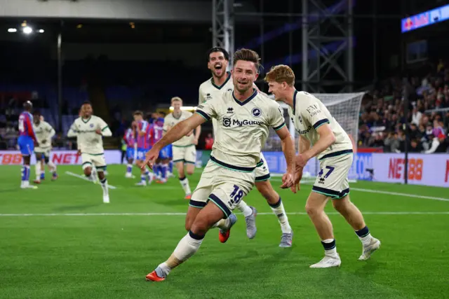 Ryan Leonard celebrates