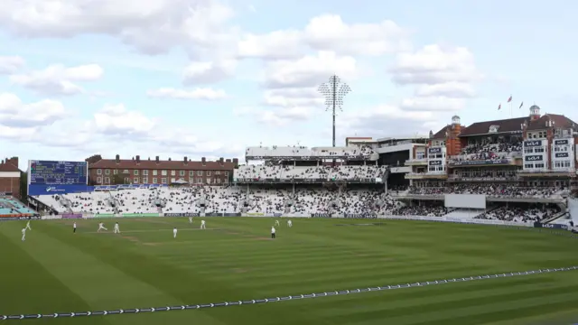 A view from the boundary at The Oval