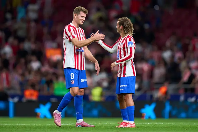 Alexander Sorloth and Antoine Griezmann