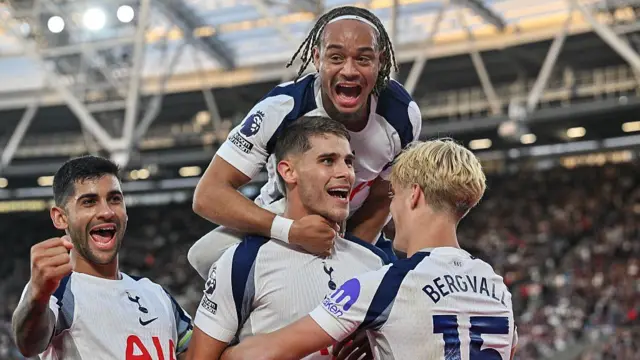 Tottenham celebration