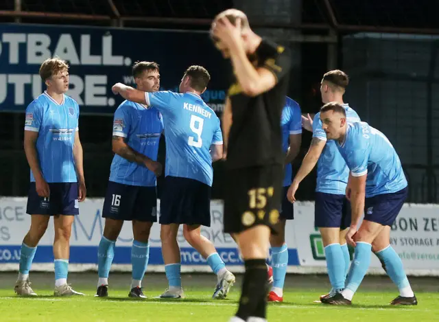 Matthew Clarke celebrates