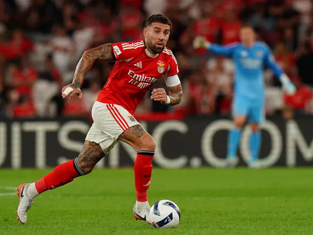 Nicolas Otamendi on the ball