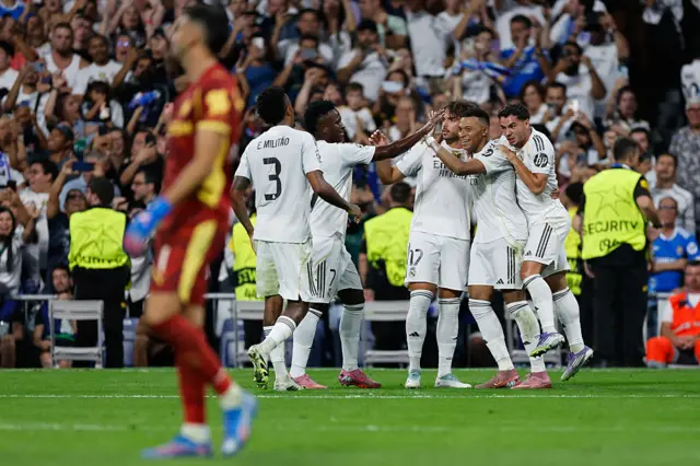 Real Madrid celebrate