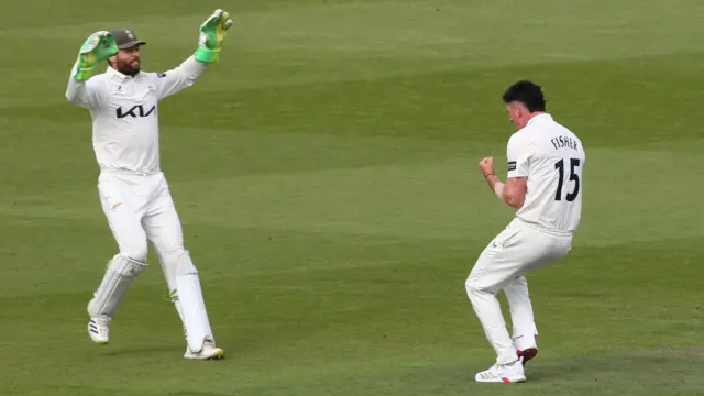 Ben Foakes and Matt Fisher