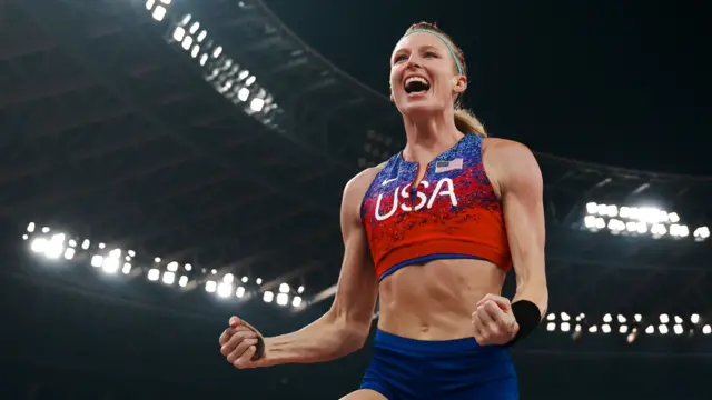 Sandi Morris of the USA