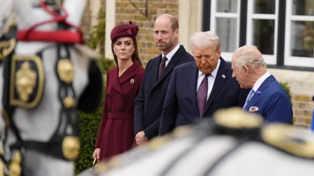 Prince and Princess of Wales, Donald Trump and King Charles