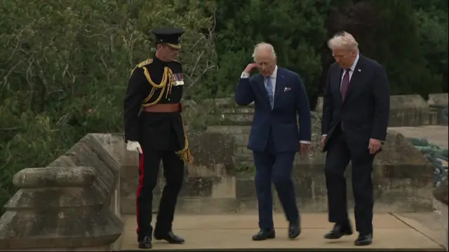 Trump and Charles.