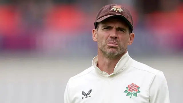 Jimmy Anderson captaining Lancashire