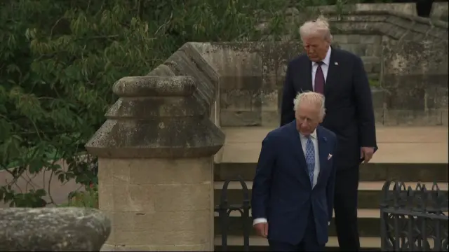 Trump and Charles.