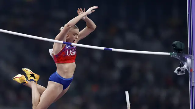 Katie Moon of the USA competes