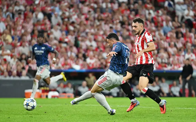 Gabriel Martinelli scores for Arsenal
