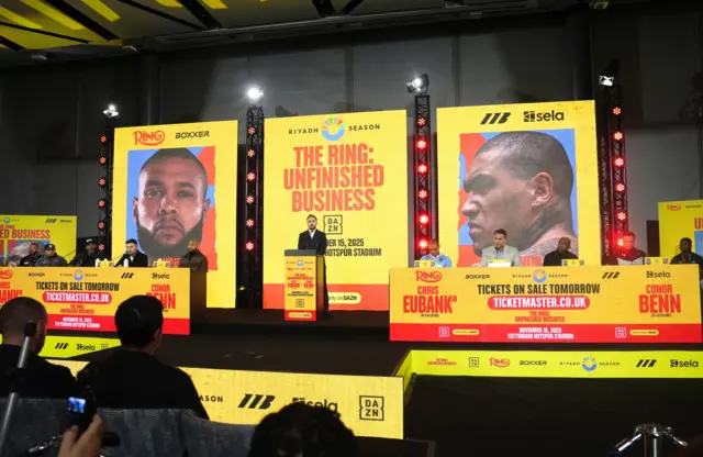 News conference of Conor Benn and Chris Eubank Jr