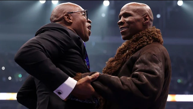 Nigel Benn and Chris Eubank Sr