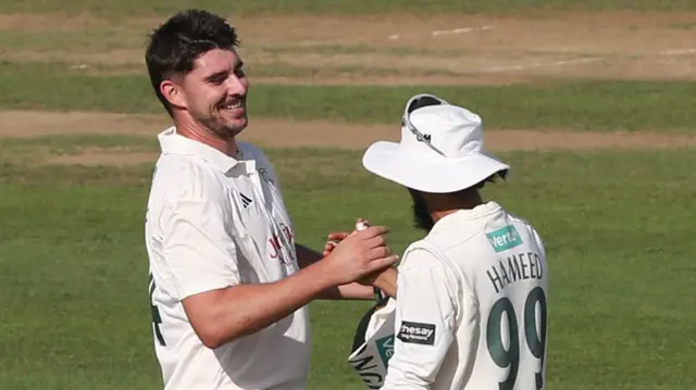 Josh Tongue and Haseeb Hameed