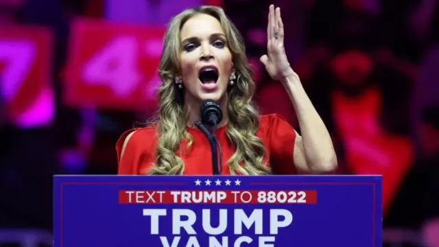 Megyn Kelly, speaking at a Trump rally in January