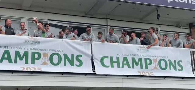Leicestershire celebrate