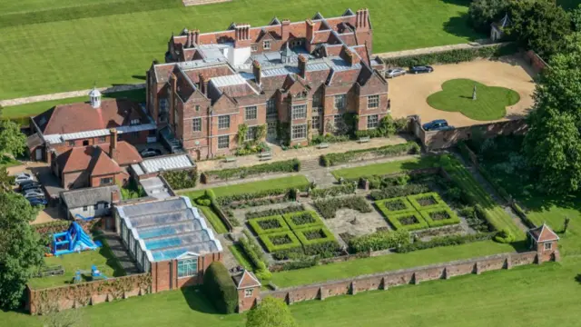 Aerial photograph of Chequers, the country residence of the prime minister
