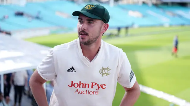 Nottinghamshire bowler Josh Tongue