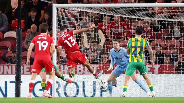David Strelec scores