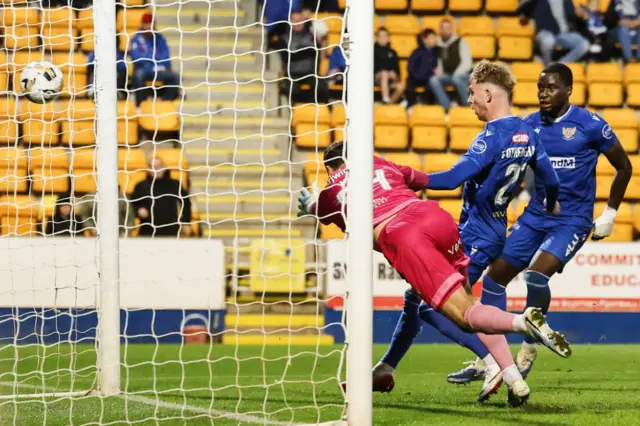 St Johnstone's Kai Fotheringham scores