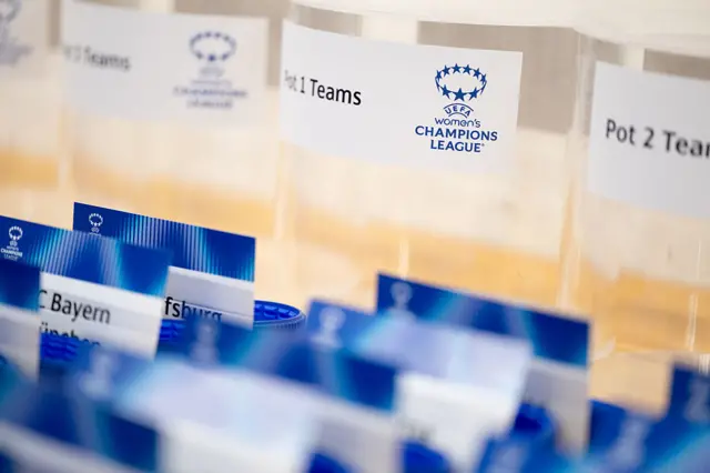 Women's Champions League pots